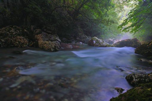 円原の伏流水